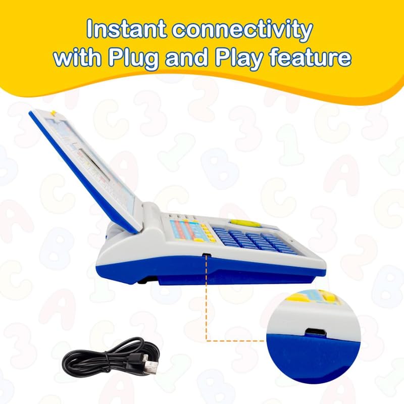 Multifunction Learning Laptop for Kids, Alphabet and Number