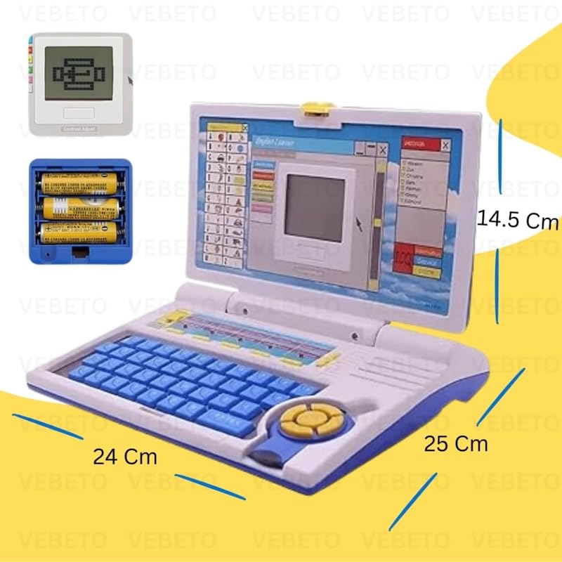 Multifunction Learning Laptop for Kids, Alphabet and Number