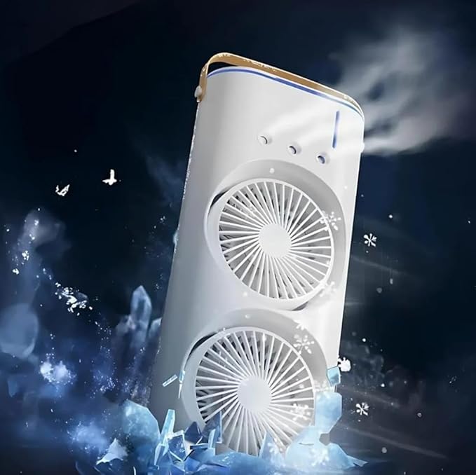 Portable Mini Air Cooler with Water &amp; Ice Cooling